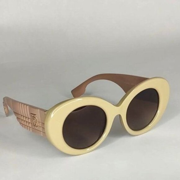 Burberry Accessories - Burberry Sunglasses BE4370U Margot 399013 Nude Thick Ring Round